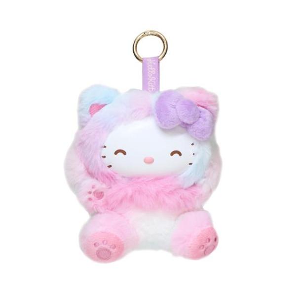 丸カラビナマスコット マスコット ハローキティ サンリオ ファインフェイスキャット レインボー ナカジマ