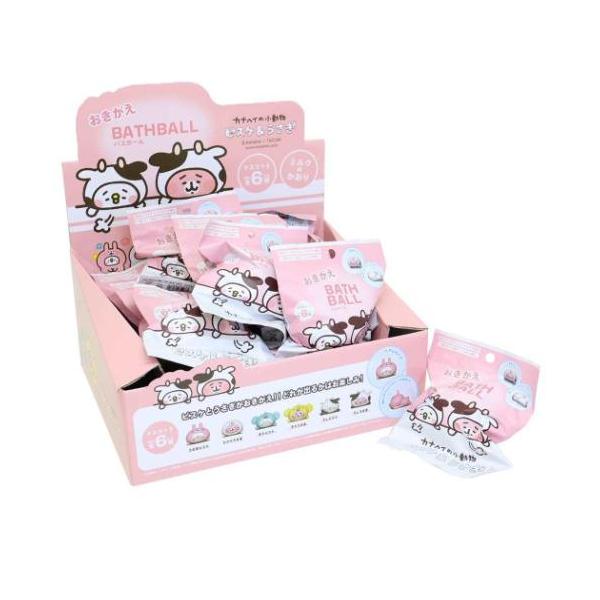 カナヘイの小動物 入浴剤 おきがえバスボール 全6種 24個入セット ピスケ＆うさぎ キャラクター グッズ velkommen_nl-abd-044-003-box