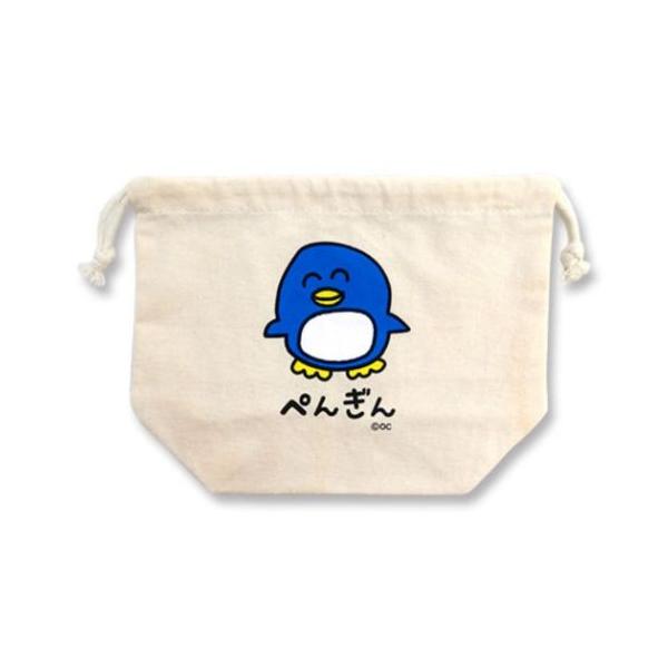 巾着袋 きんちゃくポーチ ぺんぎんさん おえかきさん オクタニ