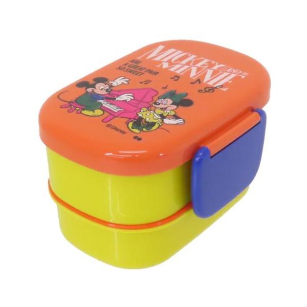 ミッキーマウス ランチボックス 2段ランチボックス お弁当箱 ミッキーマウス＆ミニーマウス MUSIC 大西
