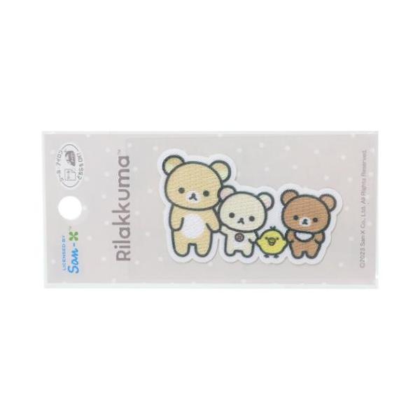ワッペン アイロンパッチシール リラックマ サンエックス パイオニア 手芸用品 キャラクター 爆買