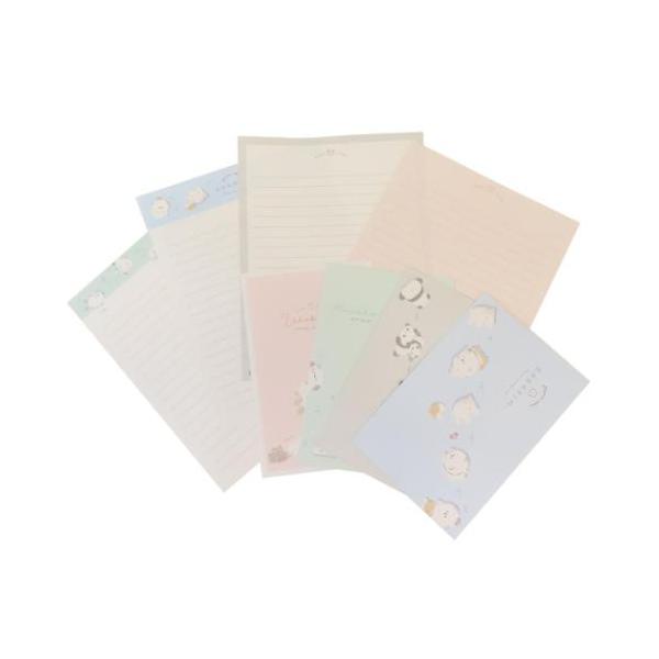 手紙 デザイン レターセット おしゃれ デザイン メッセージ毎日が楽しくなるキュートなステーショナリーシリーズこちらは特別な想いを伝えたい方に向けたトレンドボリュームレターセット便箋4柄各10枚、封筒4柄各5枚のボリュームセットです。封筒は...