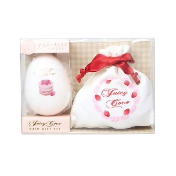 生活雑貨 おしゃれ 部屋 お祝い ギフトに 日用雑貨毎日が楽しくなるキュートなZAKKAシリーズこちらはプレゼントにもぴったりな[ヘアブラシ＆巾着]4段階のブラシ構造で髪のもつれをほどいてサラサラヘアーに 専用ボックス入りでプレゼントやギフ...