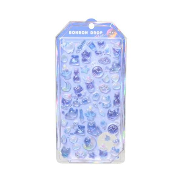 シールシート ボンボンドロップシール シャーベット よるねこボンボン