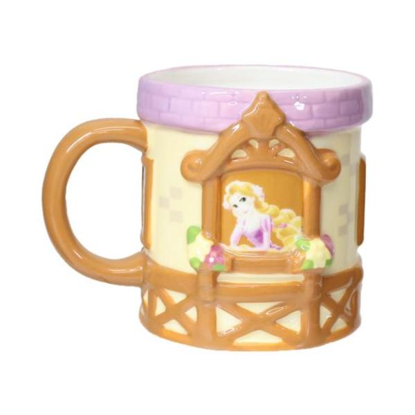 マグカップ 立体マグ 300ml ディズニープリンセス 塔の上のラプンツェル サンアート かわいい 食器 爆買