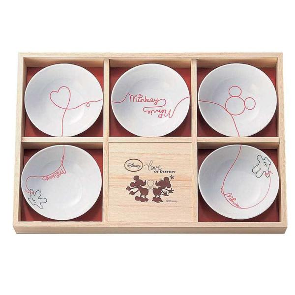小鉢揃（木箱入り）5枚セット 食器ギフトセット ミッキーマウス LOD