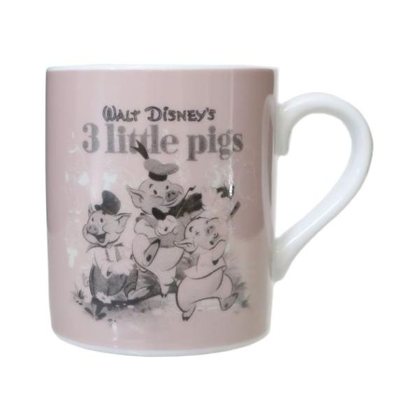 三郷陶器 マグカップ 磁器製マグ 三匹の子ぶた ディズニー ボールト