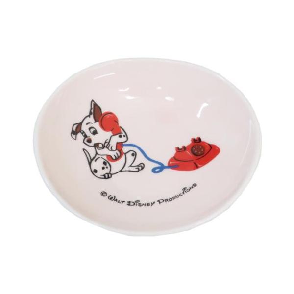 楕円小皿 ミニプレート 101匹わんちゃん 復刻アート1963 三郷陶器 ディズニー レンジ対応 食器 レトロ キャラクター 爆買