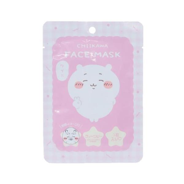 【♡出品】フェイスパック フェイスマスク2 コスメ雑貨 ちいかわ 粧美堂 保湿パック : 雑貨