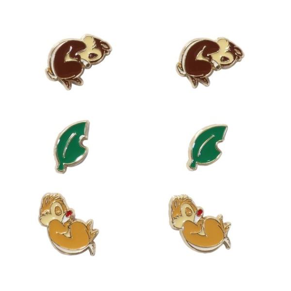 ピアス アクセサリー チップ＆デール ディズニー 粧美堂 ギフト雑貨 