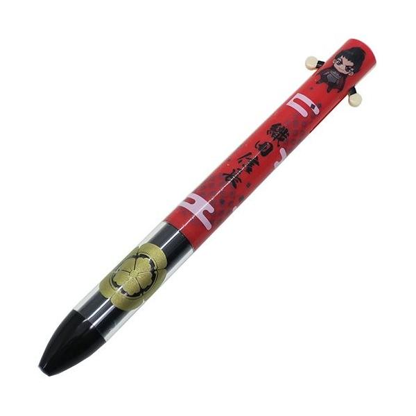 mimi ペン 黒赤 2色 ボールペン 織田信長 戦国武将 サカモト 爆買