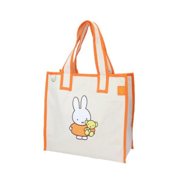 手提げかばん ビッグスクエアトートバッグ ミッフィー ぬいぐるみ