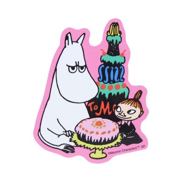 おしゃれ シール デザイン 文具 文房具 新入学 新学期大人気[Moomin/ムーミン]グッズにまたまた可愛いnewアイテム登場こちらはとってもかわいい[ダイカットステッカー]大きめサイズの耐水仕様なので、バイクや自転車などの屋外使用もOK...