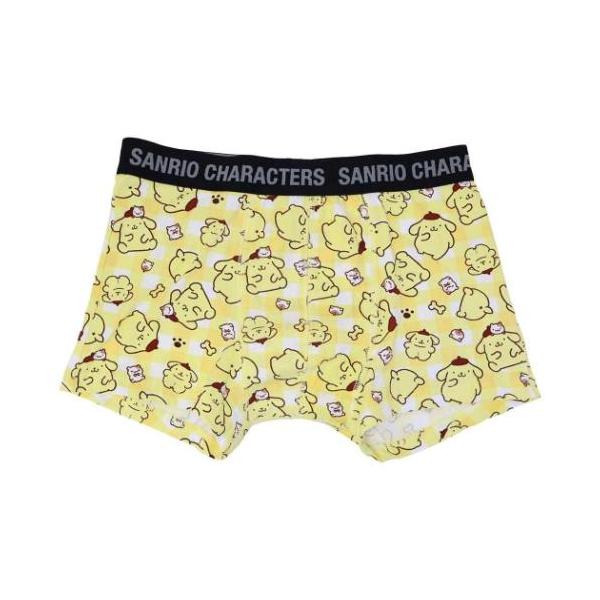 ボクサーブリーフ 男性用下着 ポムポムプリン サンリオ チェック スモールプラネット ギフト雑貨 メンズインナー 爆買