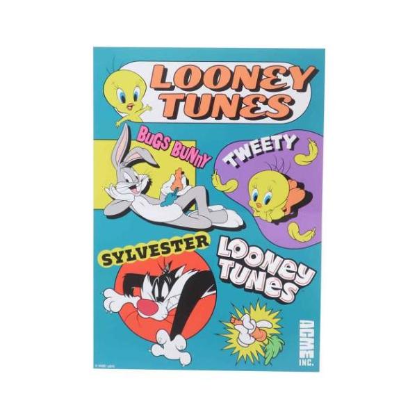 ウォールステッカー シール おしゃれ 生活雑貨 日用雑貨大人気[LOONY TUNES/ルーニーテューンズ]グッズにまたまた可愛いnewアイテム登場こちらは貼るだけでお部屋の雰囲気が一気に楽しくなる[ポスターステッカー]インテリアとして壁に...