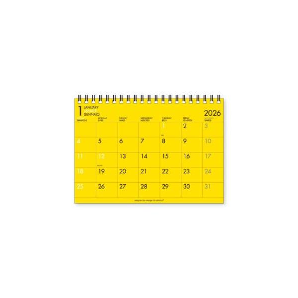 30%OFF】2026Calendar 卓上カレンダー2026年 B6卓上 カラー