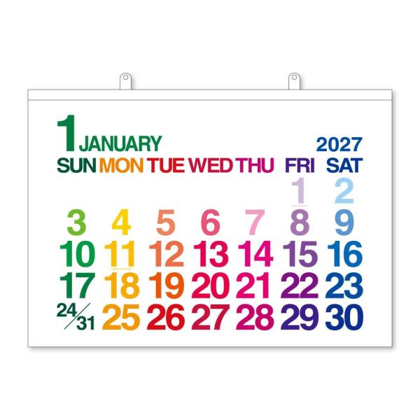 エトランジェ ディ コスタリカ 2027Calendar 壁掛けカレンダー2027年 A1 カラフル シンプル インテリア 実用 令和9年暦 新