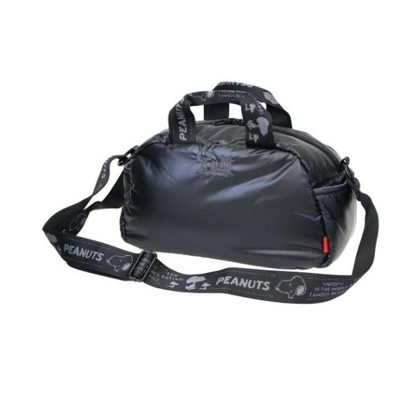 IP.デリPadded.Peanuts-0S DELIミニバッグ ショルダーバッグ スヌーピー s-black ピーナッツ ルートート 爆買