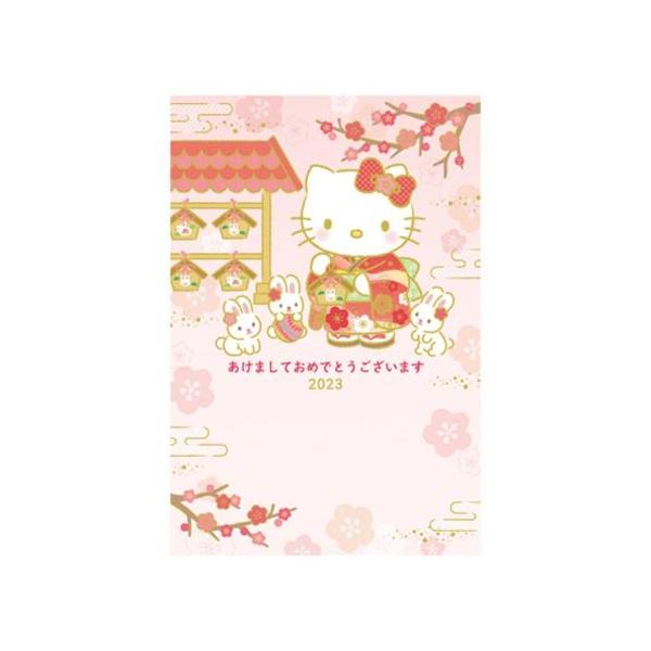 年賀カード 2023 KTネンガ JNP9-3 年賀状 2023年 ハローキティ 絵馬