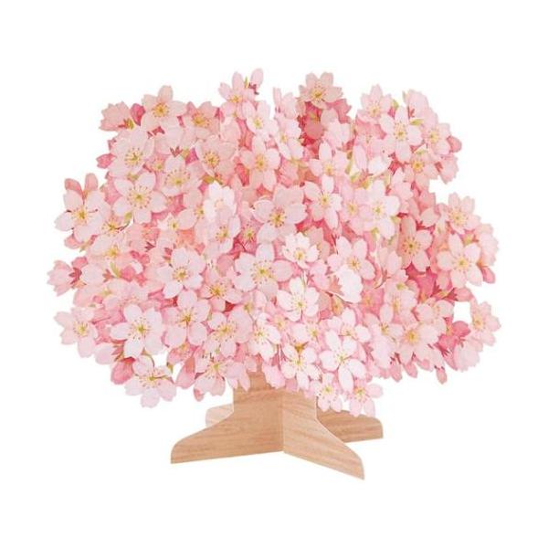 手紙 デザイン レターセット おしゃれ デザイン メッセージ贈ってももらっても楽しいおしゃれなグリーティングカード立体的な桜の木のかわいいメッセージカードです裏側のスタンドで立てて飾れます専用封筒付きで、カードにメッセージが書き込めますかわ...