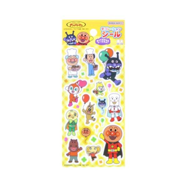 サンスター文具 デコレーションシール シールシート アンパンマン