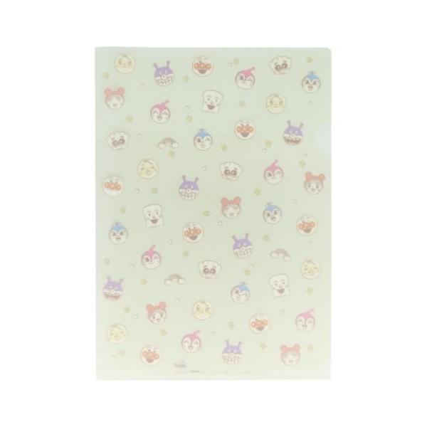 クリアフォルダー クリアファイルA4 Smile Plus アンパンマン フェイス1 サンスター文具 文具 爆買