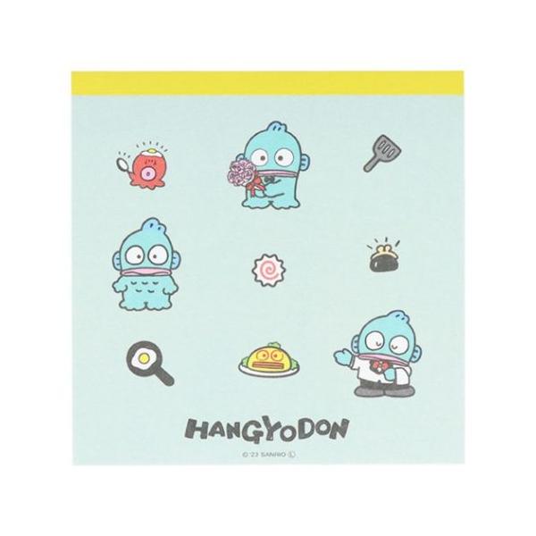 サンスター文具 スクエアメモ メモ帳 サンリオ ハンギョドン レトロ