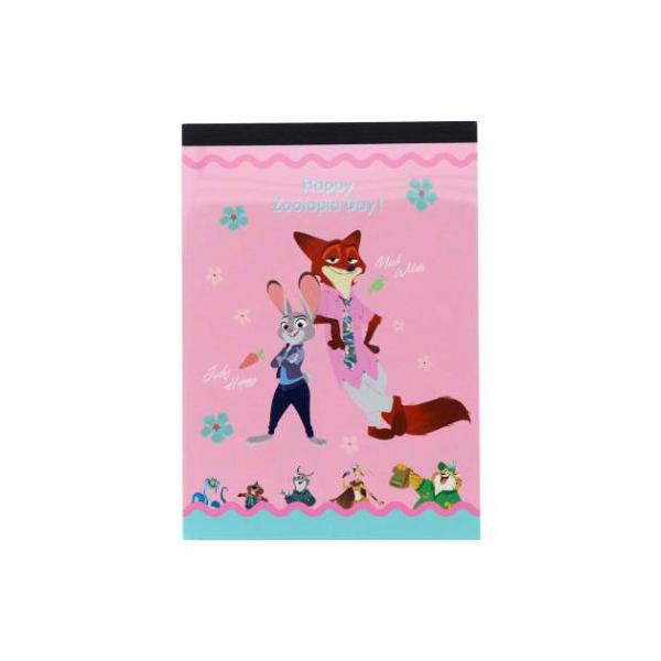 メモ帳 A6メモ ディズニー ズートピア2 2D サンスター文具 新学期準備