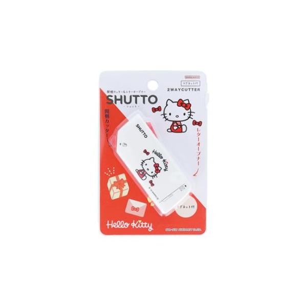 カッター 開梱カッター＆レターオープナーSHUTTO サンリオ ハローキティ サンスター文具 便利文具 事務用品
