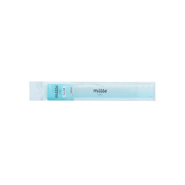 ものさし 15cm定規 mitte ミッテ morning サンスター文具 新学期準備文具