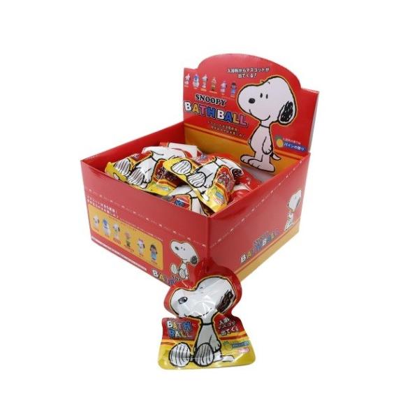 SNOOPY（スヌーピー） バスボール 24個入BOX マスコットが飛び出る