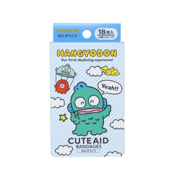 「メール便可」アウドドアを楽しく便利に大人気サンリオキャラクターグッズにまたまた可愛いnewアイテム登場ポップでカラフルキュートな[絆創膏/ばんそうこう]にNEWデザインが登場デザイン6種類各3枚がセットになっています。ほかにもいろんなデザ...