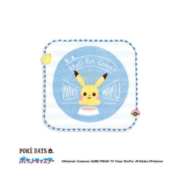 ミニタオル タオルハンカチ ポケットモンスター ハッピーフーズ