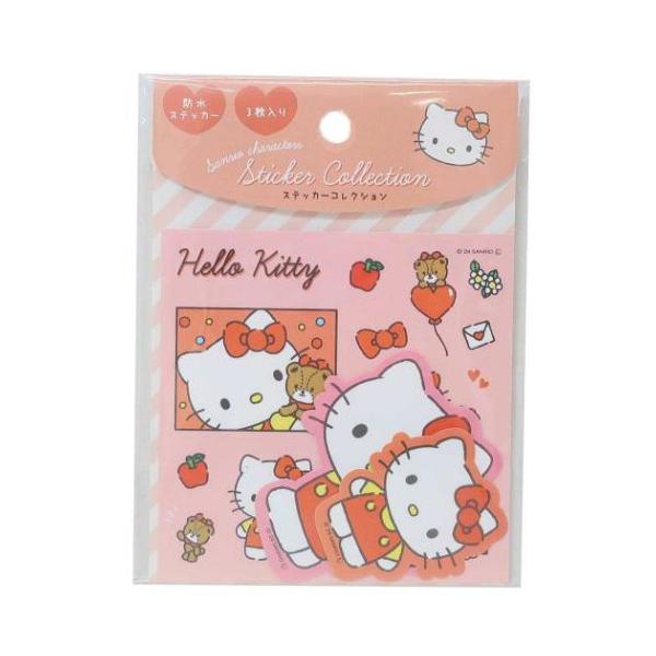 ダイカットシール 3Pステッカーコレクション ハローキティ 山野紙業