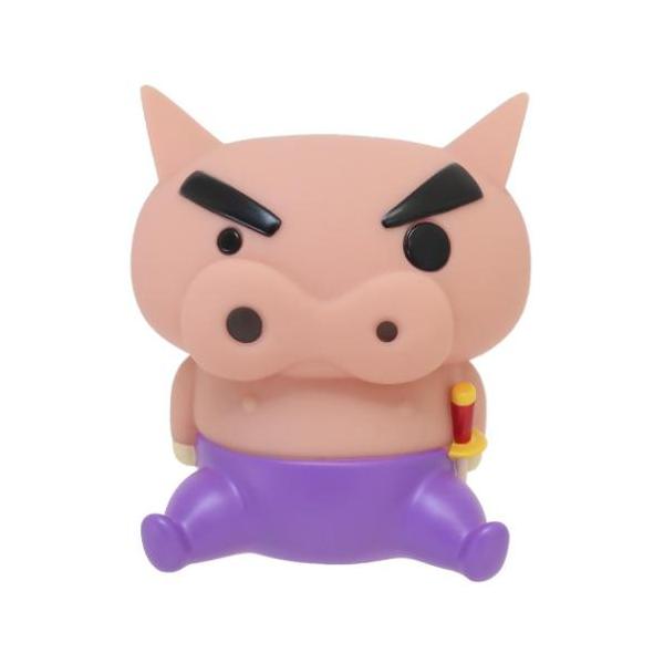 レア！ユタカ製 クレヨンしんちゃん ソフビ 『でっかい貯金箱』 貯金箱 ソフビバンク クレヨンしんちゃん ぶりぶりざえもん ティーズ