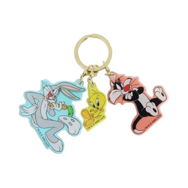 キーリング 3チャームキーホルダー ルーニーテューンズ バッグス