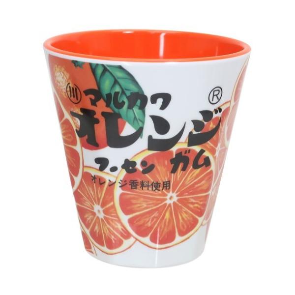 プラコップ メラミンカップ おやつパッケージ マルカワ フーセンガム オレンジ ティーズファクトリー
