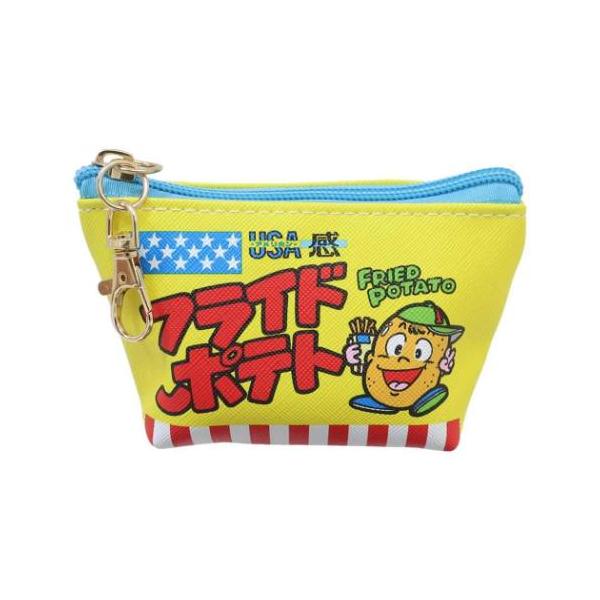 毎日使うものだからこそこだわりを 大人可愛い女性向け雑貨みんな大好きお菓子パッケージのかわいい雑貨シリーズこちらはイヤホン、リップ、目薬など小物の収納に便利な[ミニ三角ポーチ]ナスカンキーホルダー付きなのでカバンなどにも付けることができちゃ...