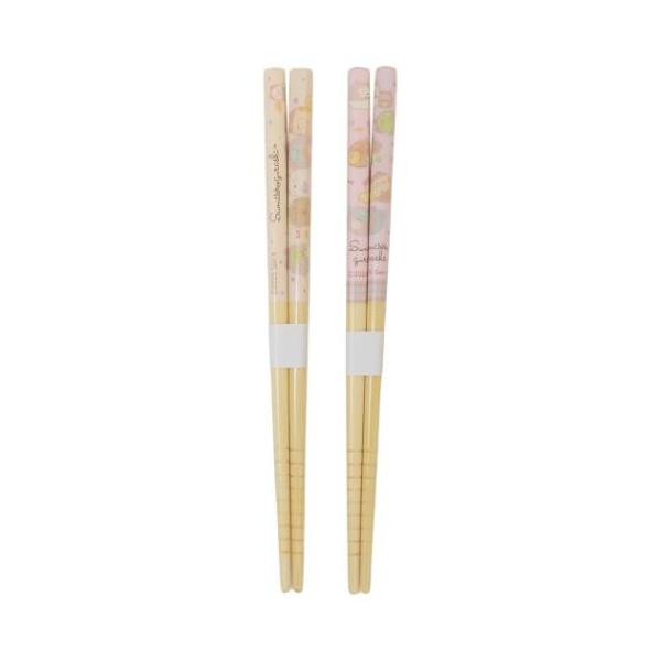 ジュニア用おはし ペア竹箸 18cm すみっコぐらし くまカフェ サンエックス ティーズファクトリー テーブルウェア 爆買