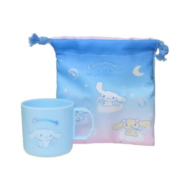 キッズ大人気サンリオキャラクターグッズにまたまた可愛いnewアイテム登場こちらはかわいい[プラコップ＆巾着セット]コップにぴったりの巾着がセットになりましたデザインいろいろあるのでお気に入りをみつけてくださいサイズ：（巾着）約155x170...