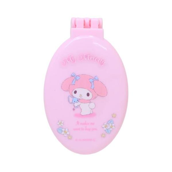 生活雑貨 おしゃれ 部屋 お祝い ギフトに 日用雑貨大人気サンリオキャラクターグッズにまたまた可愛いnewアイテム登場こちらはお洒落な女子の必需品[ミラー付きドライブラシ]風とおりの良い仕様でミラー付き 折りたたんでコンパクトになるので旅行...