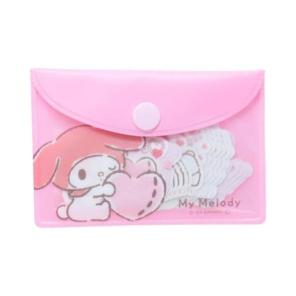 ポーチ入りフレークシール フレークシール マイメロディ だいすき