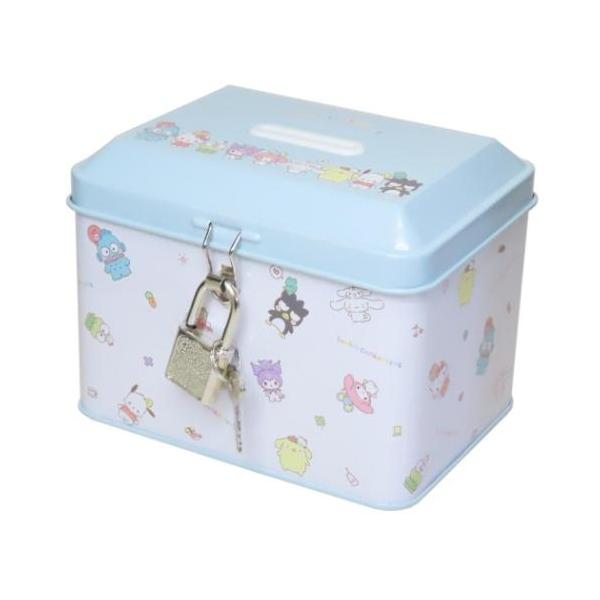 貯金箱 カギ付き缶バンク サンリオキャラクターズ サンリオ ゆるっと