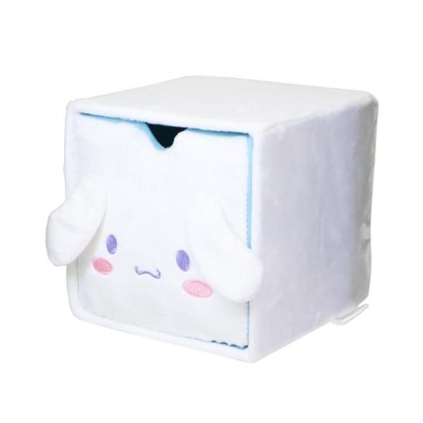 生活雑貨 おしゃれ 卓上 収納 雑貨 小物 ギフトに大人気サンリオキャラクターグッズにまたまた可愛いnewアイテム登場こちらは使いやすい[ぬいぐるみ収納ボックス]14センチ角の正方形で、バラバラしやすい小物もきちんと収納できちゃいます！ふわ...