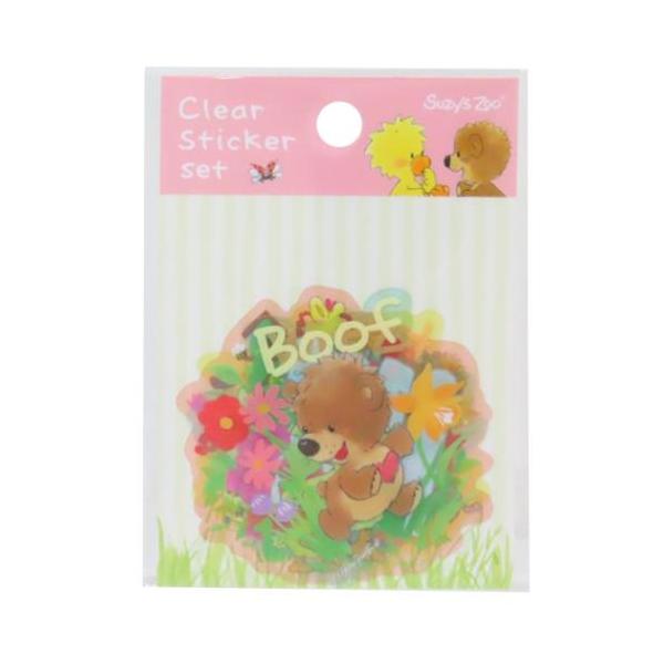 ダイカットシール クリアステッカーセット 3枚入り スージーズー