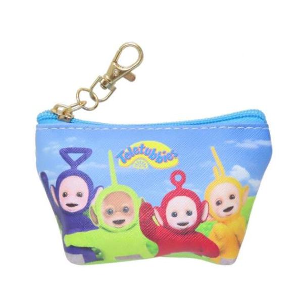 毎日使うものだからこそこだわりを 大人可愛い女性向け雑貨幼児向け人気番組[テレタビーズ]グッズにまたまた可愛いnewアイテム登場こちらはイヤホン、リップ、目薬など小物の収納に便利な[ミニ三角ポーチ]ナスカンキーホルダー付きなのでカバンなどに...