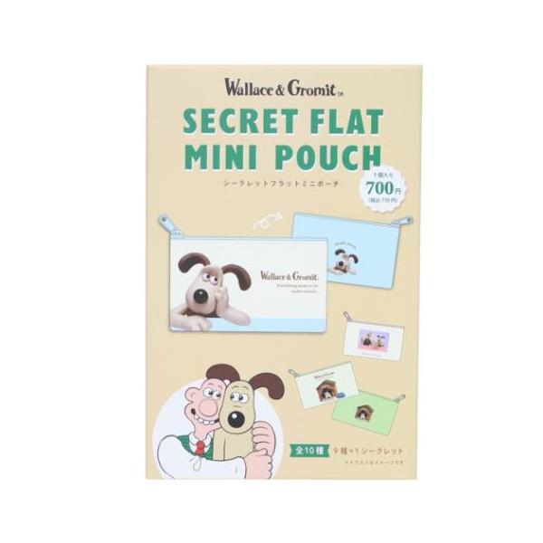 毎日使うものだからこそこだわりを 大人可愛い女性向け雑貨世界中に熱狂的なファンを持つクレイ アニメーション[ウォレスとグルミット]グッズにまたまた可愛いnewアイテム登場こちらはコレクションにぴったりな[フラットミニポーチ]全10種のうち1...