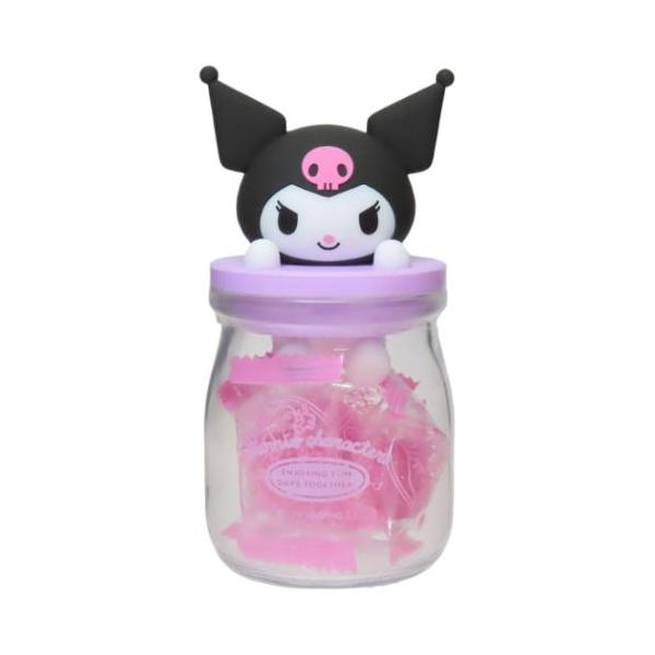クスッと笑えるバラエティ雑貨＆便利な生活用品みつかる大人気サンリオキャラクターグッズにまたまた可愛いnewアイテム登場こちらはフタからちょこっと飛び出しているようなデザインがかわいい[キャンディボトル]イチゴ味のキャンディが6個入っています...