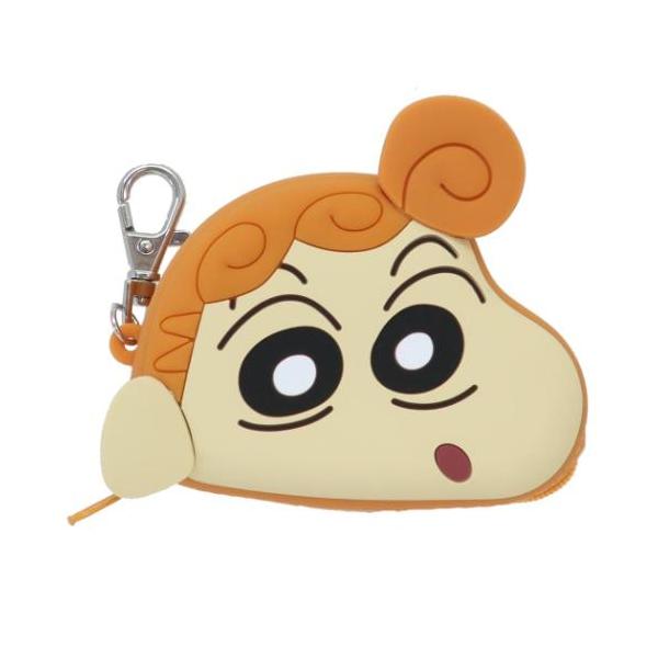 コインケース シリコンフェイスポーチ クレヨンしんちゃん