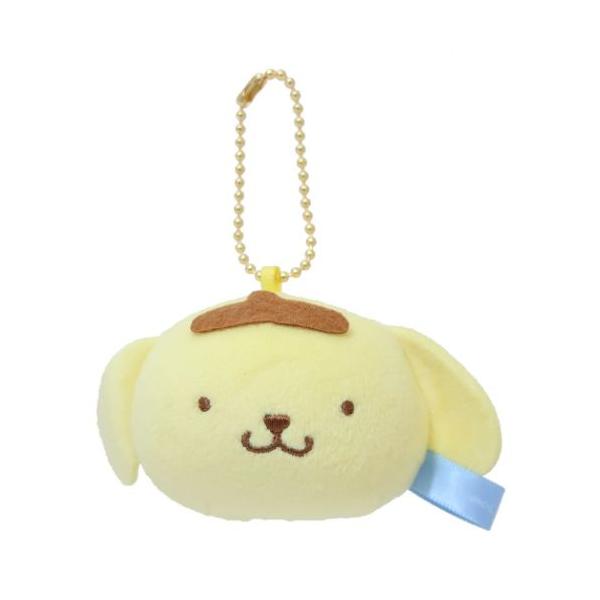 ポムポムプリン　レトロ　幼稚園　マスコットキーホルダー ポムポムプリン キーホルダー もちむにゅマスコット サンリオ ユニック